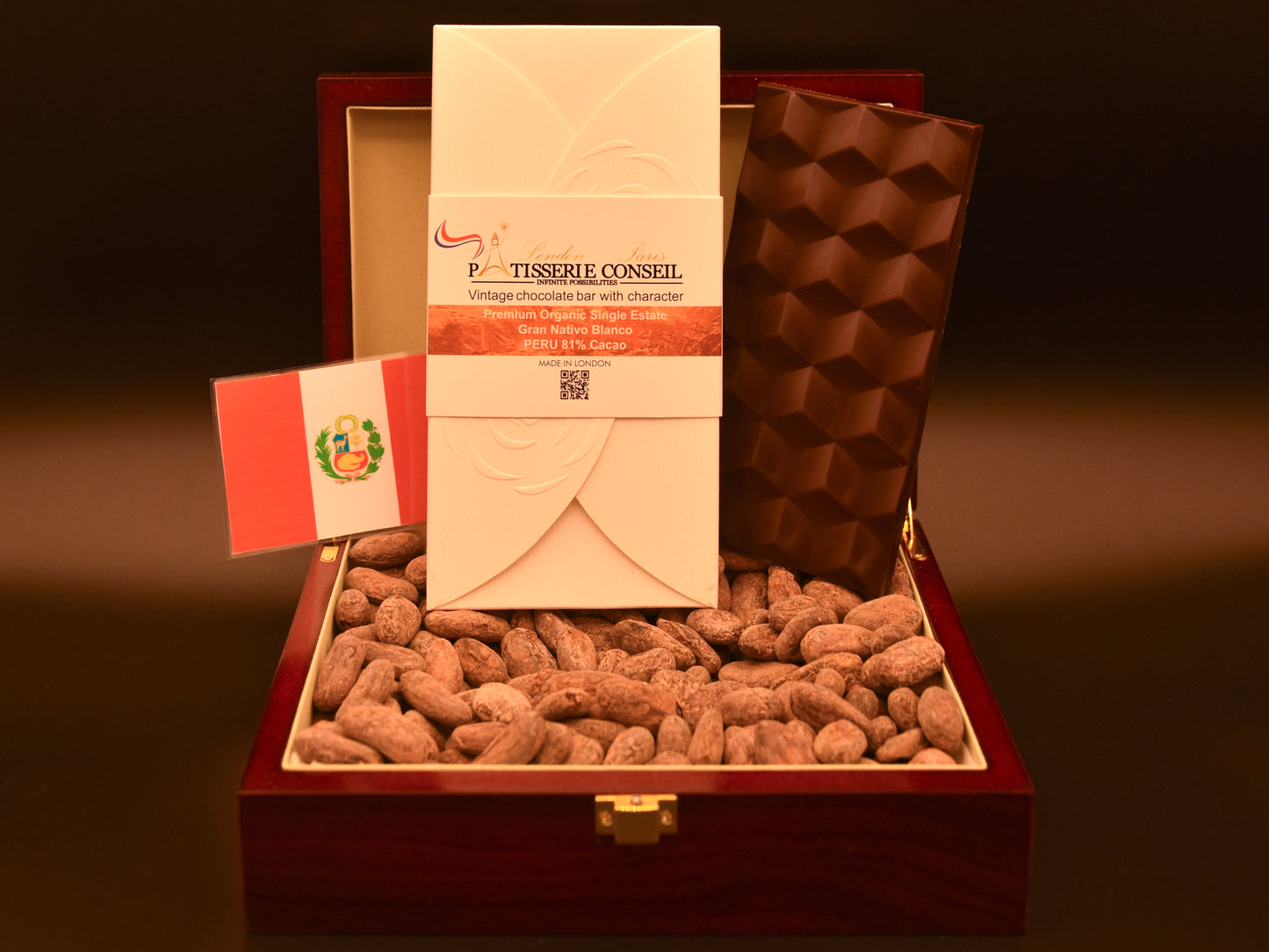 Premium Organic Single Estate Gran Nativo Blanco PERU 81% Cacao