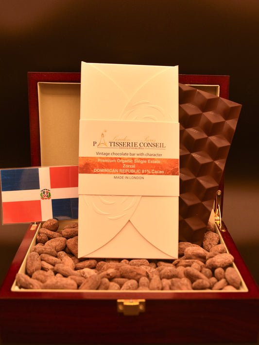 Premium Organic Single Estate Zorzal DOMINICAN REPUBLIC 81% Cacao