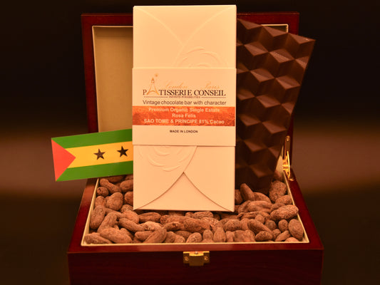 Premium Organic Single Estate Rosa Felis SAO TOME & PRINCIPE 81% Cacao