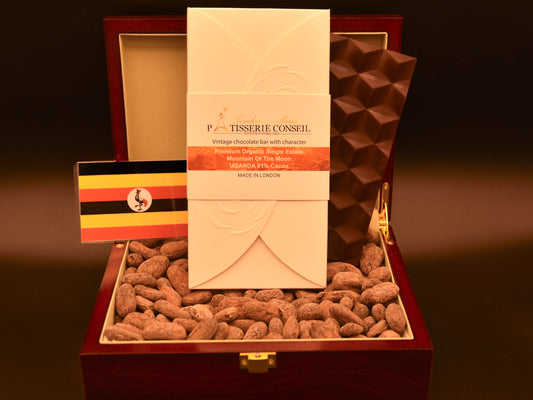 Premium Organic Single Estate Mountain of the Moon UGANDA 81% Cacao