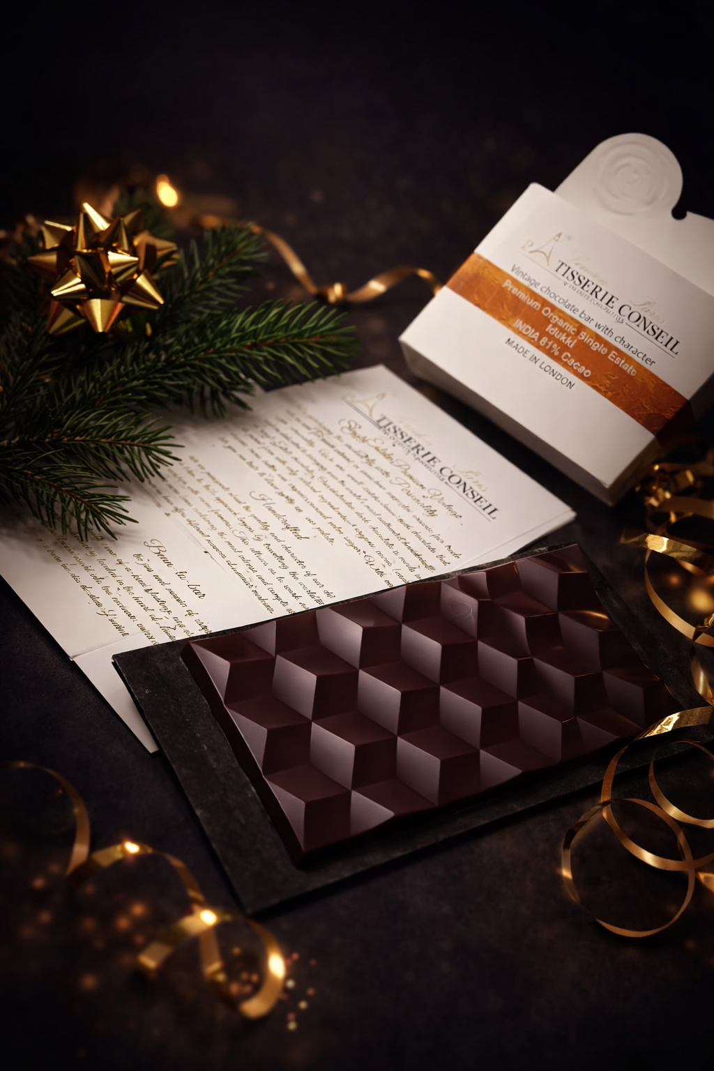 Premium Organic Single Estate Idukki INDIA 81% Cacao