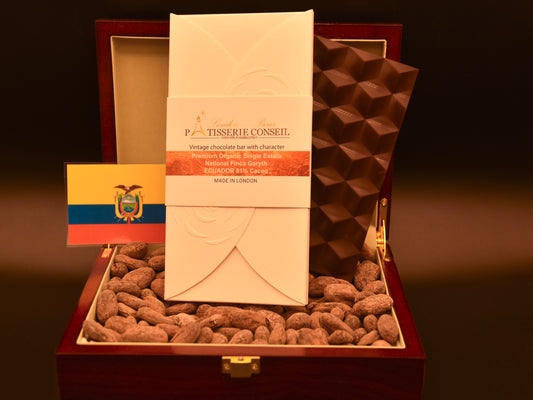 Premium Organic Single Estate National Finca Garyth ECUADOR 81% Cacao