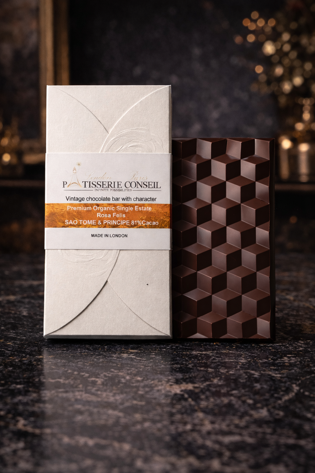 Premium Organic Single Estate Rosa Felis SAO TOME & PRINCIPE 81% Cacao