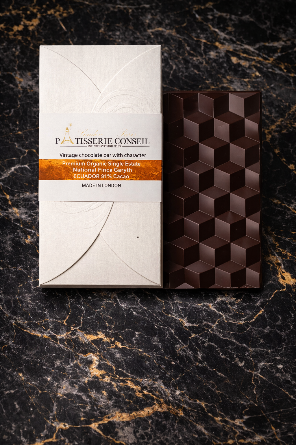 Premium Organic Single Estate National Finca Garyth ECUADOR 81% Cacao