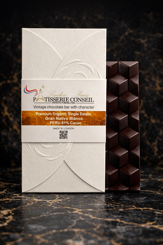 Premium Organic Single Estate Gran Nativo Blanco PERU 81% Cacao
